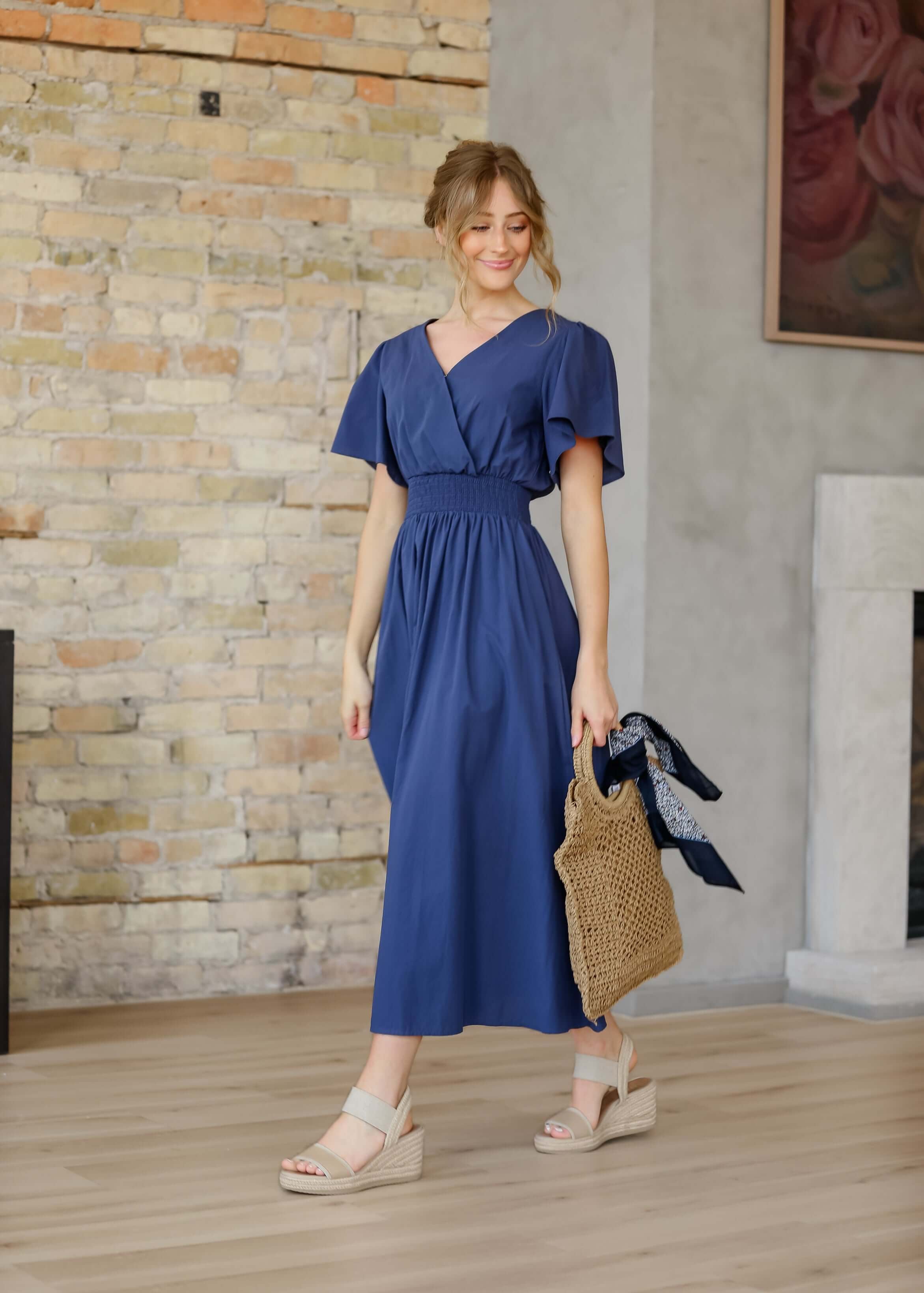 Montie Flutter Sleeve Maxi Dress | Milk & Baby
