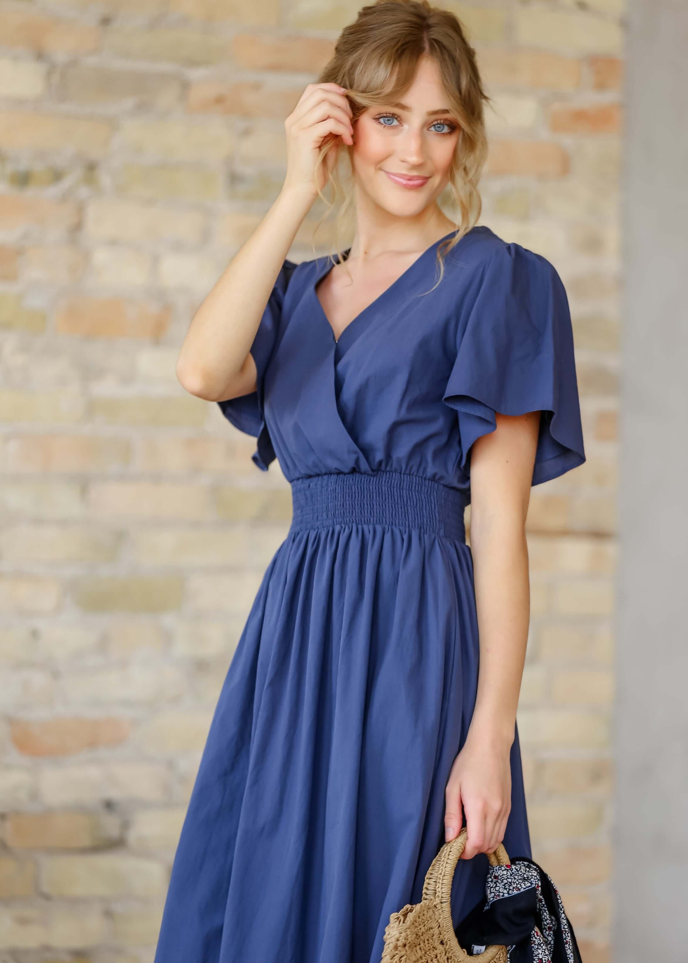 Montie Flutter Sleeve Maxi Dress | Milk & Baby