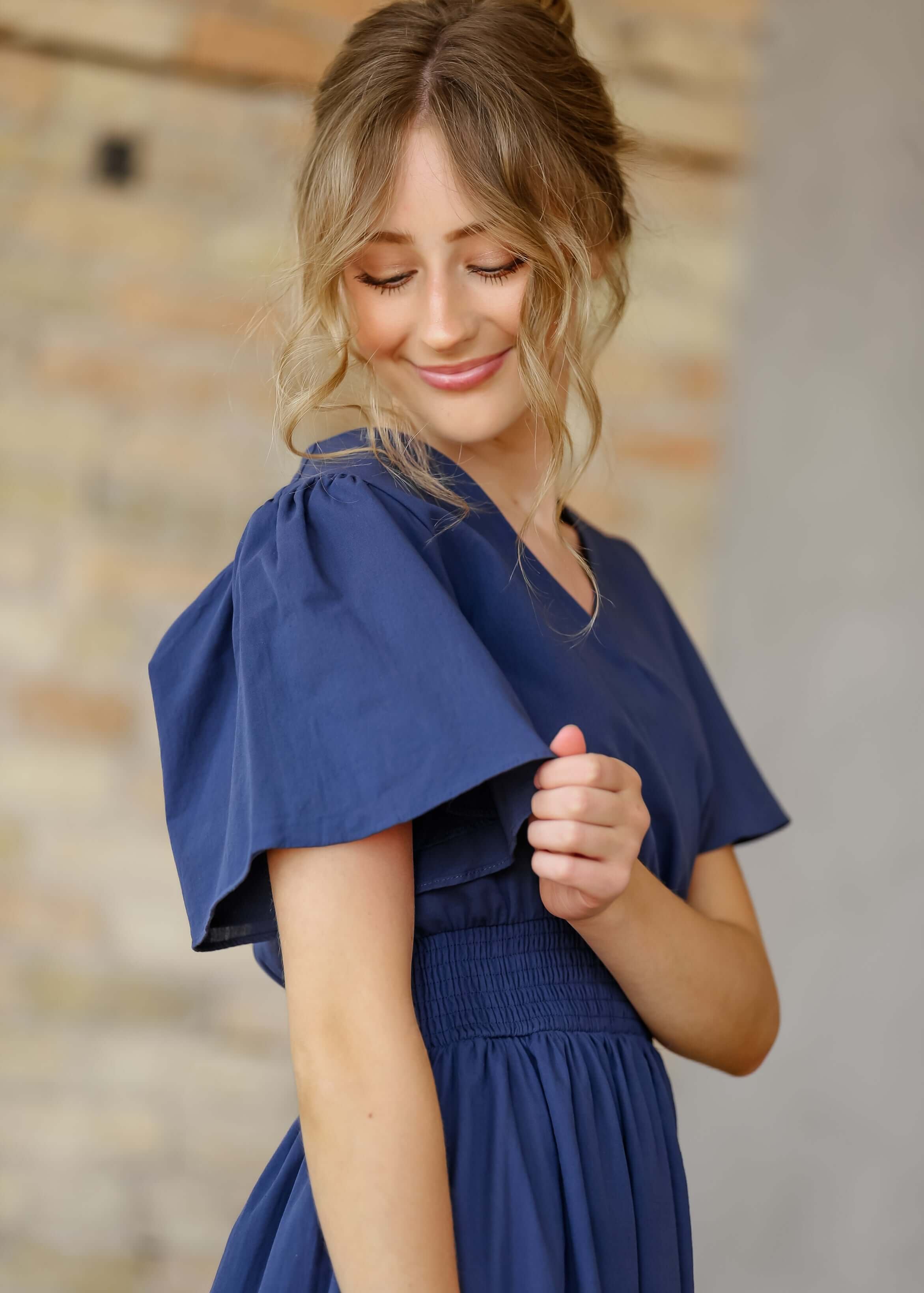 Montie Flutter Sleeve Maxi Dress | Milk & Baby