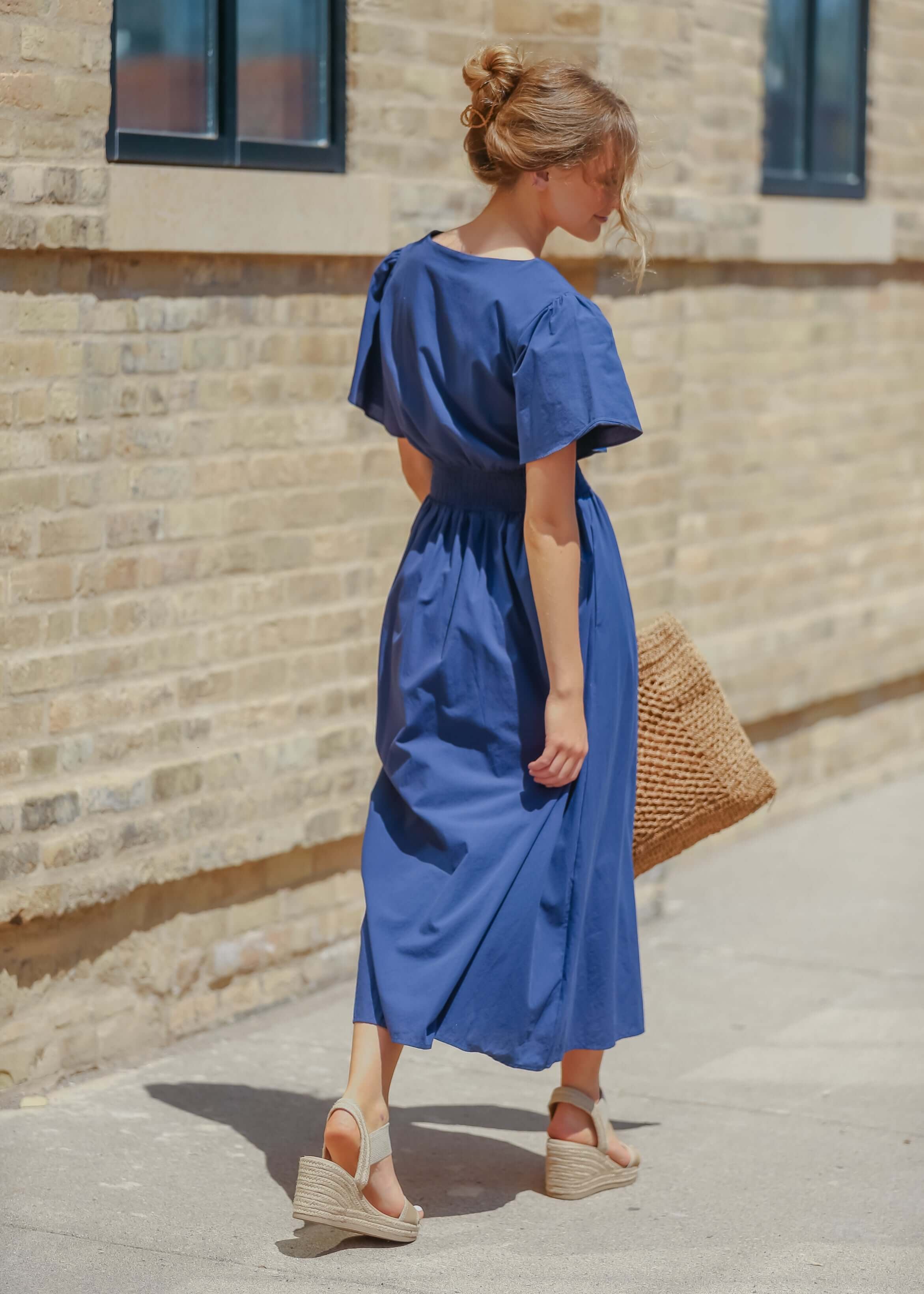 Montie Flutter Sleeve Maxi Dress | Milk & Baby