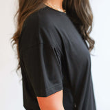 Relaxed Fit Zip Breastfeeding Tee | Milk & Baby