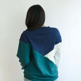 Velour Interior Diagonal Zip Breastfeeding Sweatshirt | Milk & Baby