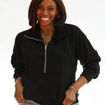 Oversized Three Zip Breastfeeding Sweatshirt | Milk & Baby