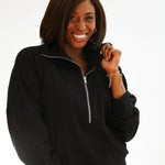 Oversized Three Zip Breastfeeding Sweatshirt | Milk & Baby