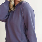 Big Hug Vertical Zip Breastfeeding Hoodie | Milk & Baby