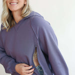 Big Hug Vertical Zip Breastfeeding Hoodie | Milk & Baby