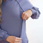 Big Hug Vertical Zip Breastfeeding Hoodie | Milk & Baby