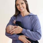 Big Hug Vertical Zip Breastfeeding Hoodie | Milk & Baby