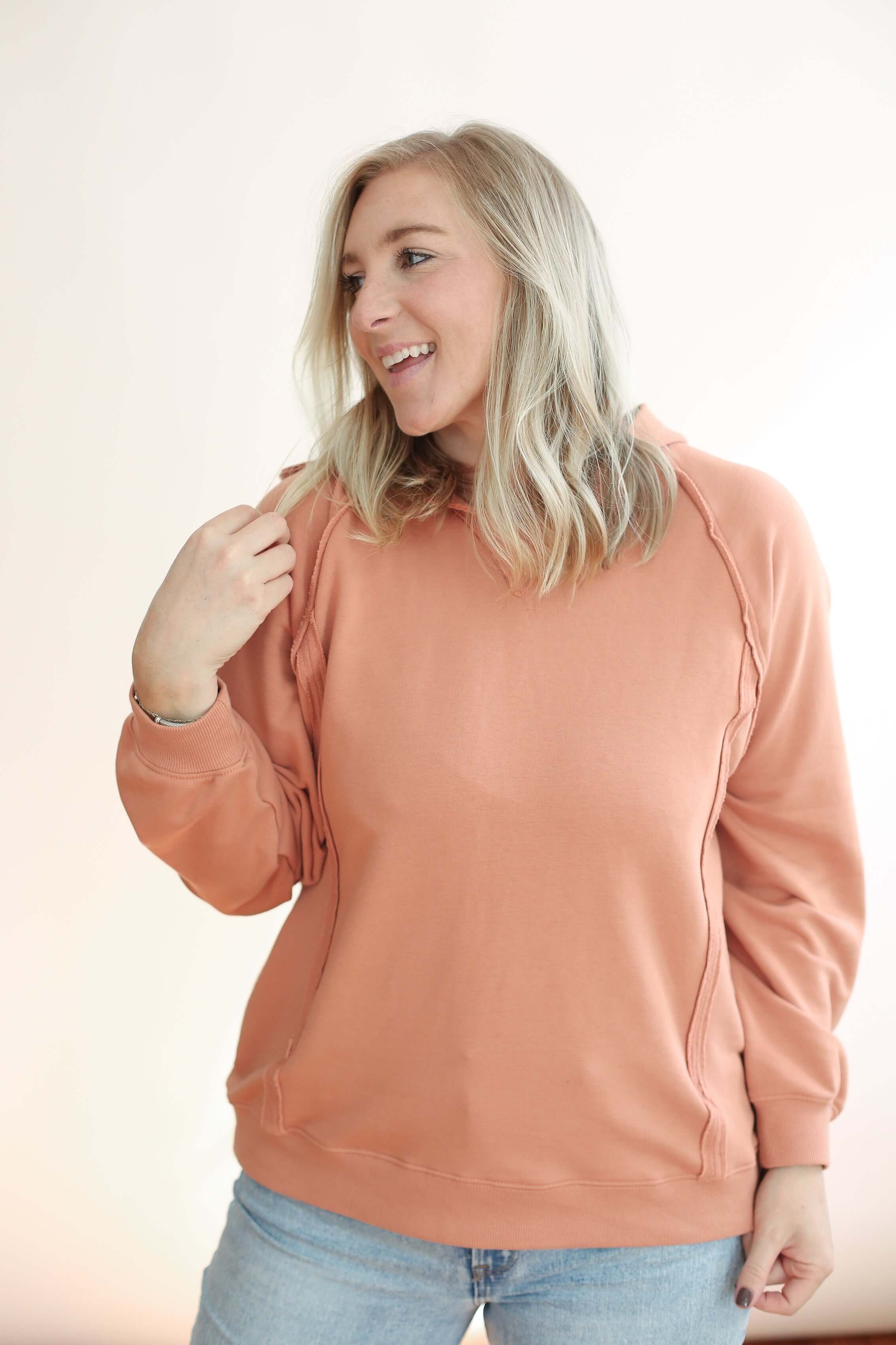Big Hug Vertical Zip Breastfeeding Hoodie | Milk & Baby