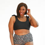 Tie Shoulder Breastfeeding Bikini Swimsuit Top | Milk & Baby