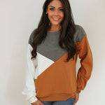 Velour Interior Diagonal Zip Breastfeeding Sweatshirt | Milk & Baby