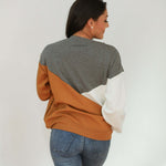Velour Interior Diagonal Zip Breastfeeding Sweatshirt | Milk & Baby