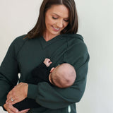 Big Hug Vertical Zip Breastfeeding Hoodie | Milk & Baby