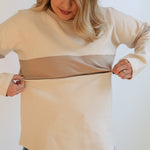 Varsity Dual Zip Breastfeeding Long Sleeve | Milk & Baby