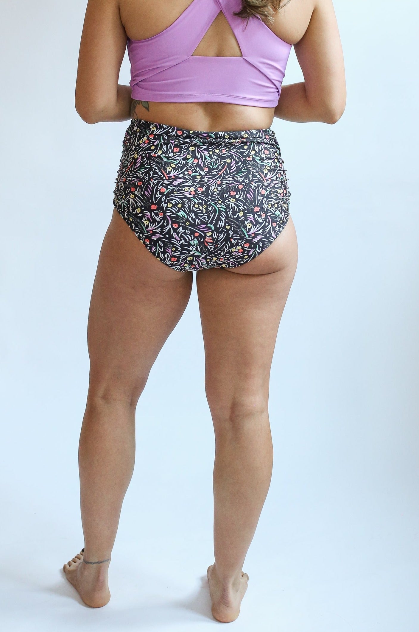 Full Coverage High Waist Bikini Bottoms | Milk & Baby