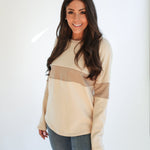 Varsity Dual Zip Breastfeeding Long Sleeve | Milk & Baby