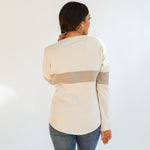 Varsity Dual Zip Breastfeeding Long Sleeve | Milk & Baby