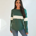 Varsity Dual Zip Breastfeeding Long Sleeve | Milk & Baby