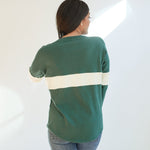 Varsity Dual Zip Breastfeeding Long Sleeve | Milk & Baby