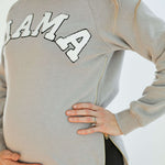 MAMA Brass Zip Sweatshirt Milk & Baby