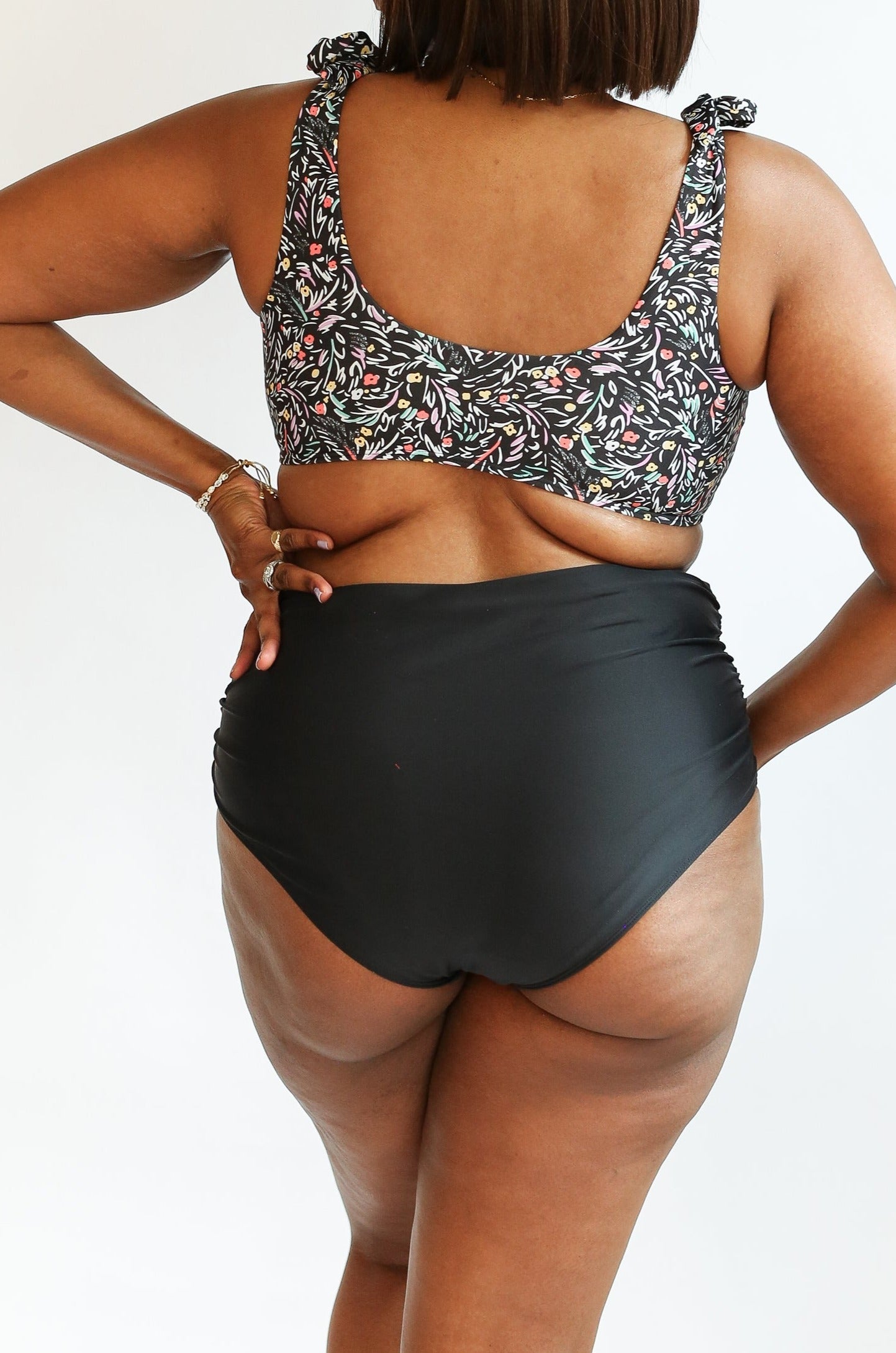 Full Coverage High Waist Bikini Bottoms | Milk & Baby