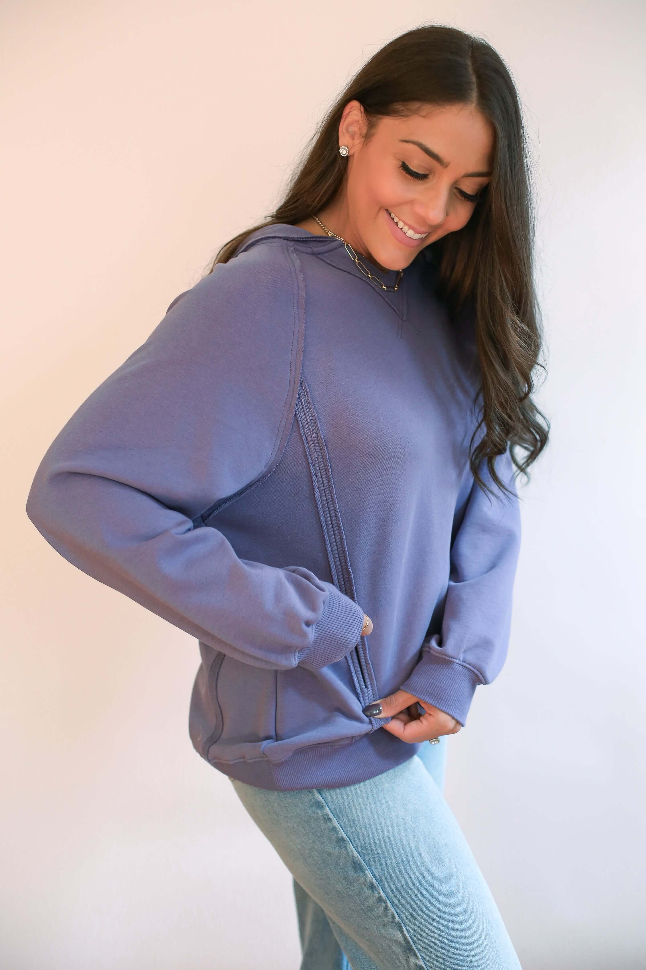 Big Hug Vertical Zip Breastfeeding Hoodie | Milk & Baby