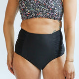 Moderate Coverage High Waist Bikini Bottoms | Milk & Baby