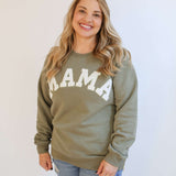 MAMA Brass Zip Sweatshirt Milk & Baby