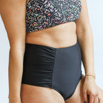 Moderate Coverage High Waist Bikini Bottoms | Milk & Baby
