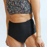 Moderate Coverage High Waist Bikini Bottoms | Milk & Baby