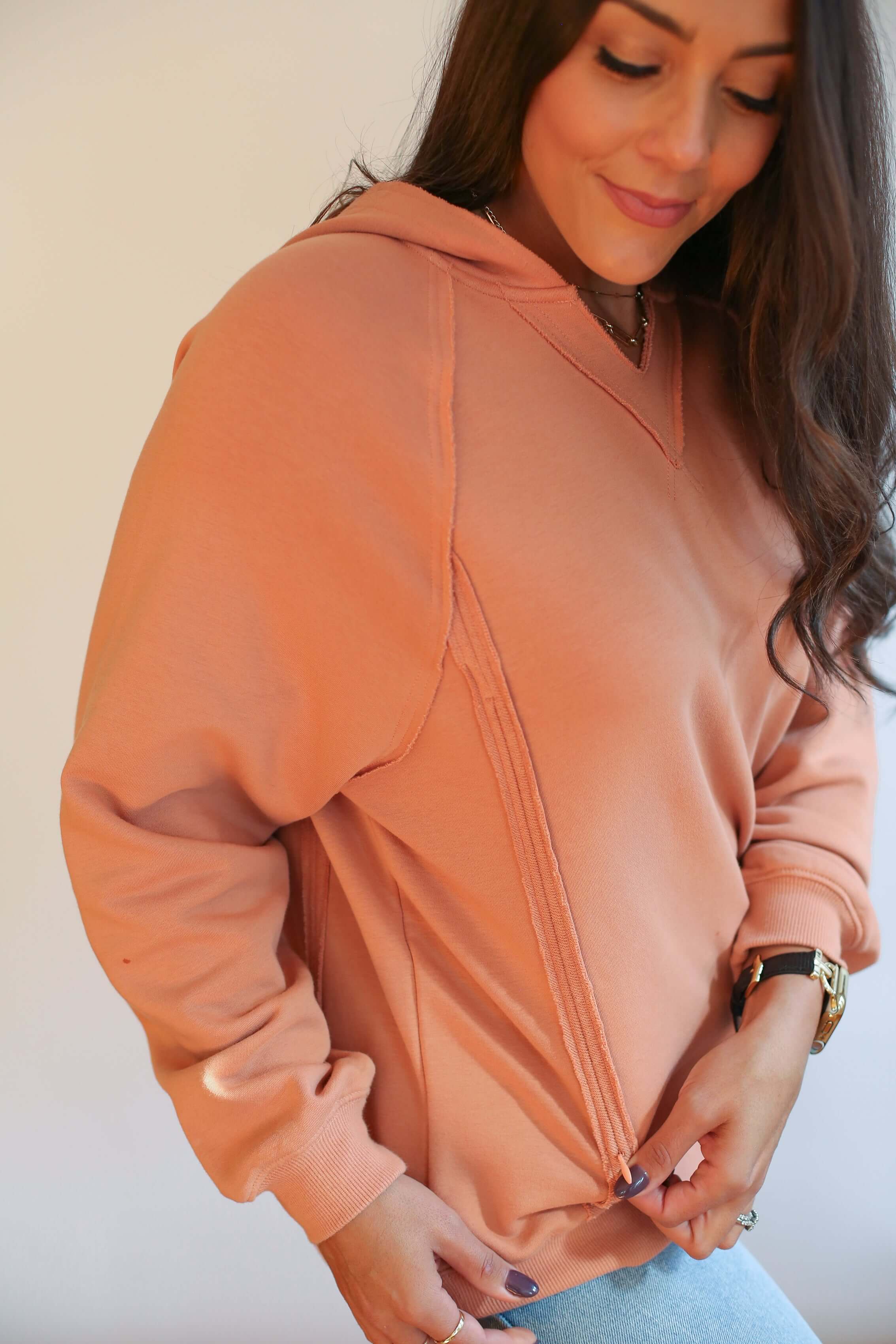 Big Hug Vertical Zip Breastfeeding Hoodie | Milk & Baby