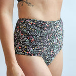 Moderate Coverage High Waist Bikini Bottoms | Milk & Baby