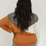 Velour Interior Diagonal Zip Breastfeeding Sweatshirt | Milk & Baby