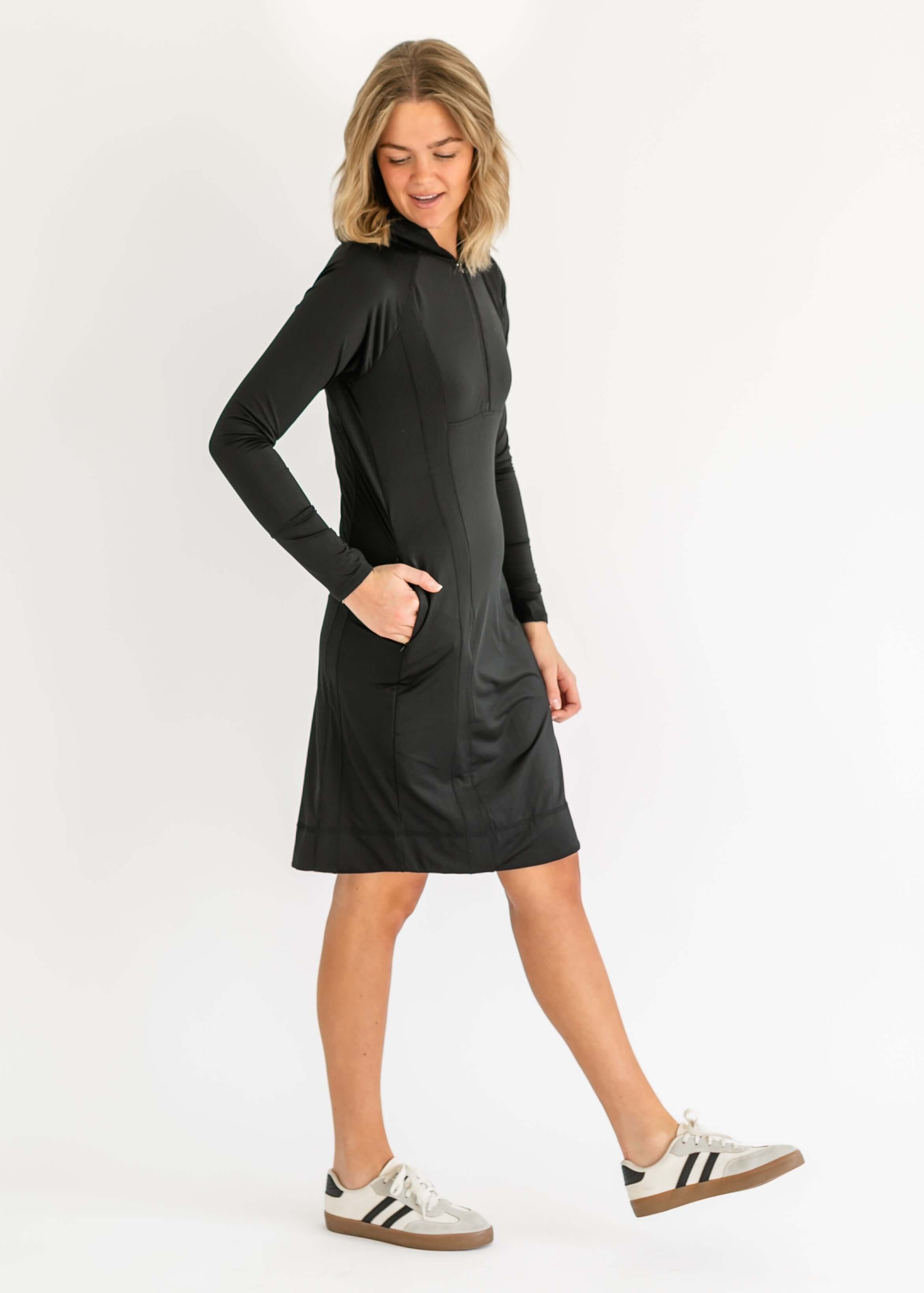 Mya Essential Hooded Athletic Dress | Milk & Baby