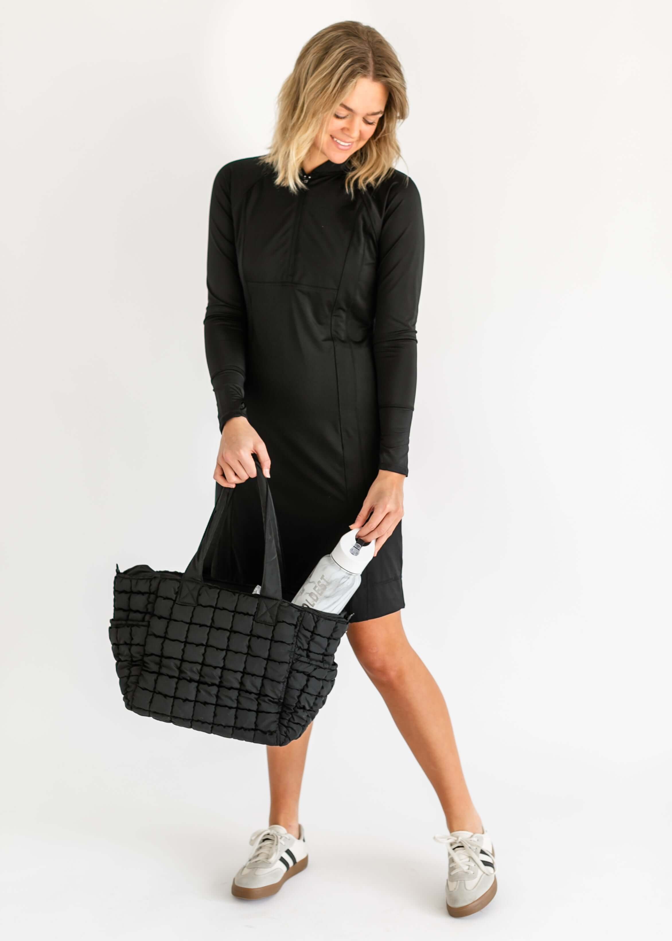 Mya Essential Hooded Athletic Dress | Milk & Baby