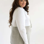 Nursing Sweatshirt Pullover | Light Grey | Milk & Baby