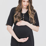 Onyx Everything Maternity & Nursing Dress | Milk & Baby
