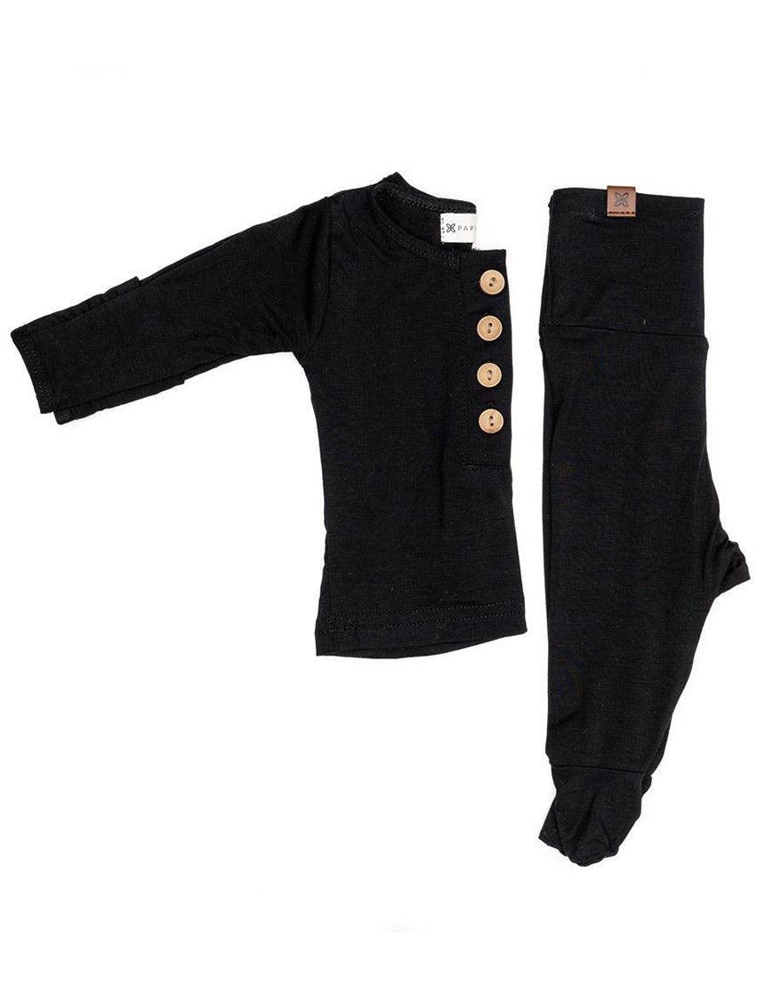 Onyx Everything Newborn Top & Bottom | Milk & Baby
