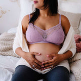 Ooh La La Nursing Bralette in Mauve | Milk & Baby