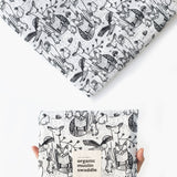 Forest | Organic Muslin Swaddle | Milk & Baby