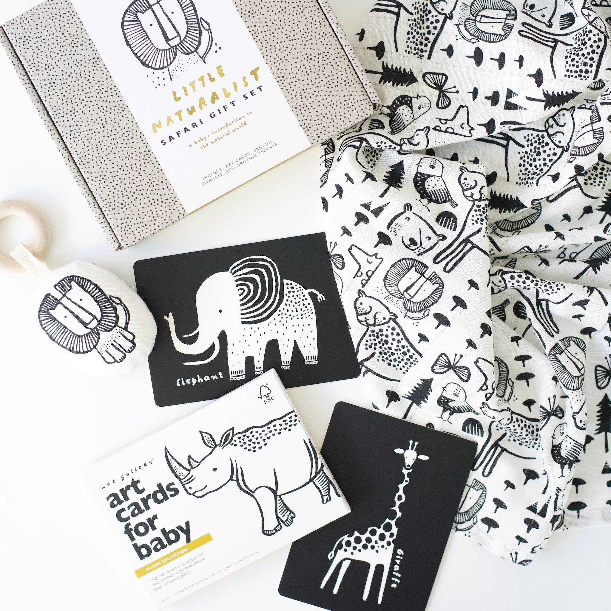 Newborn Baby Gift Set - Safari | Milk & Baby