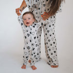 Tattoo Heart Heather Grey | Women's Boxer Pant | Milk & Baby