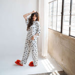 Tattoo Heart Heather Grey | Women's Boxer Pant | Milk & Baby