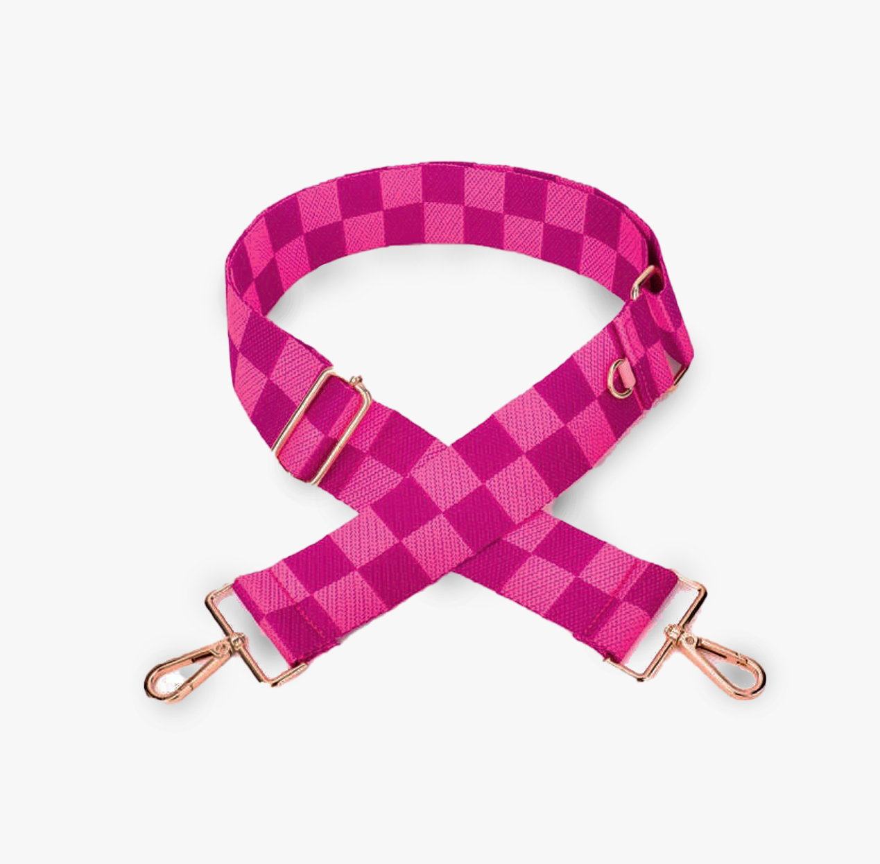 hot pink/maroon checker strap | Milk & Baby