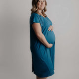 Blue Labor & Delivery Gown | Milk & Baby