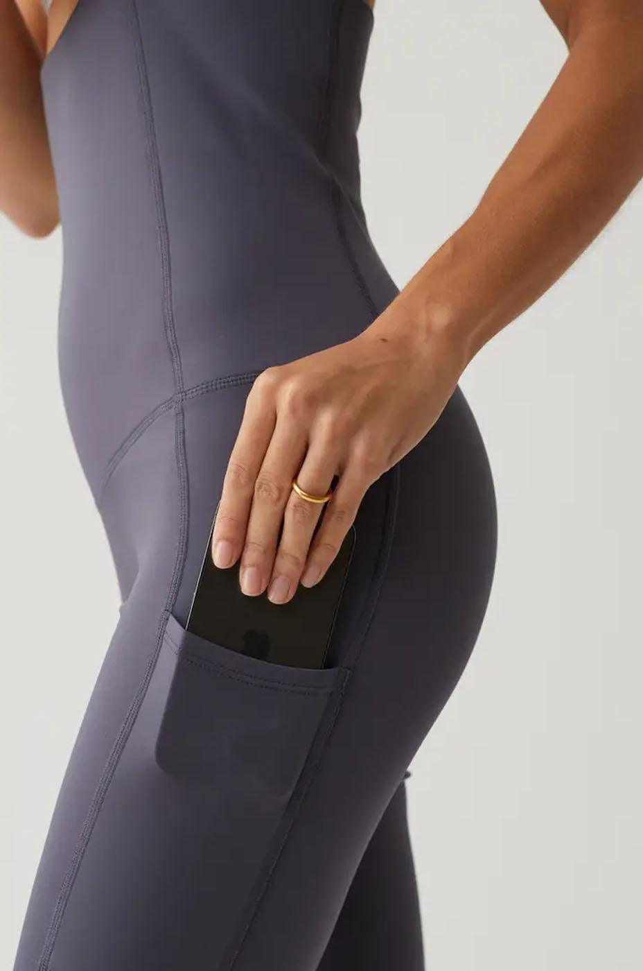 Resilience | Performance Maternity & Postpartum Leggings | Slate | Milk & Baby