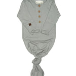 Sage Everything Newborn Knotted Gown | Milk & Baby