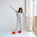 Tattoo Heart Heather Grey | Women's Boxer Pant | Milk & Baby