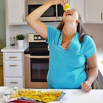 Skin To Skin Kangaroo T-Shirt & Nursing in Orchid | Milk & Baby