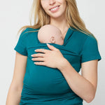 Skin To Skin Kangaroo T-Shirt & Nursing in Orchid | Milk & Baby